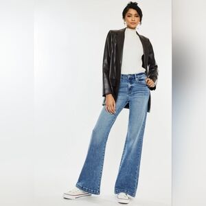 KanCan HIGH RISE WIDE LEG FLARE JEANS